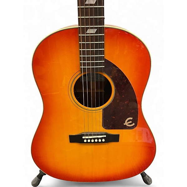Used Epiphone Inspired by 1964 Texan 2 Color Sunburst Acoustic Electric Guitar