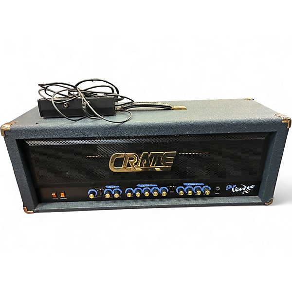 Used Crate BLUE VOODOO 60 Tube Guitar Amp Head