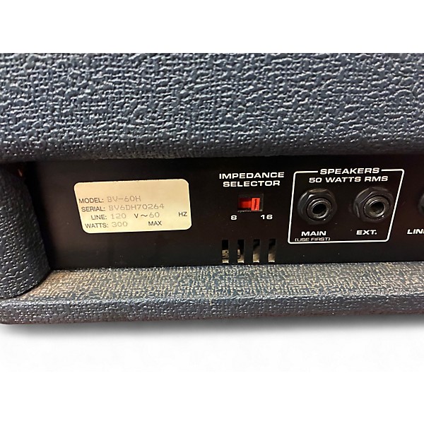 Used Crate BLUE VOODOO 60 Tube Guitar Amp Head