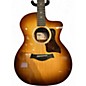 Used Taylor 214ce Sunset Blvd. Shaded Edge Burst Acoustic Electric Guitar