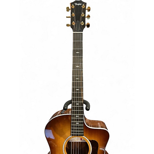 Used Taylor 214ce Sunset Blvd. Shaded Edge Burst Acoustic Electric Guitar