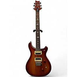Used PRS SE Custom 24 Spalted 2 Tone Sunburst Solid Body Electric Guitar