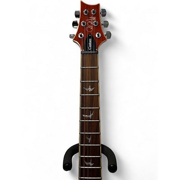 Used PRS SE Custom 24 Spalted 2 Tone Sunburst Solid Body Electric Guitar