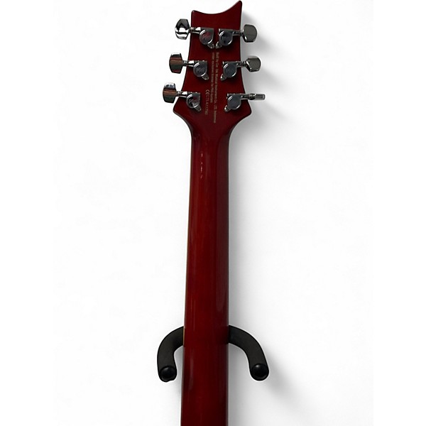 Used PRS SE Custom 24 Spalted 2 Tone Sunburst Solid Body Electric Guitar