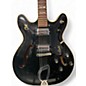 Vintage 1970s Guild SF IV Black Hollow Body Electric Guitar thumbnail