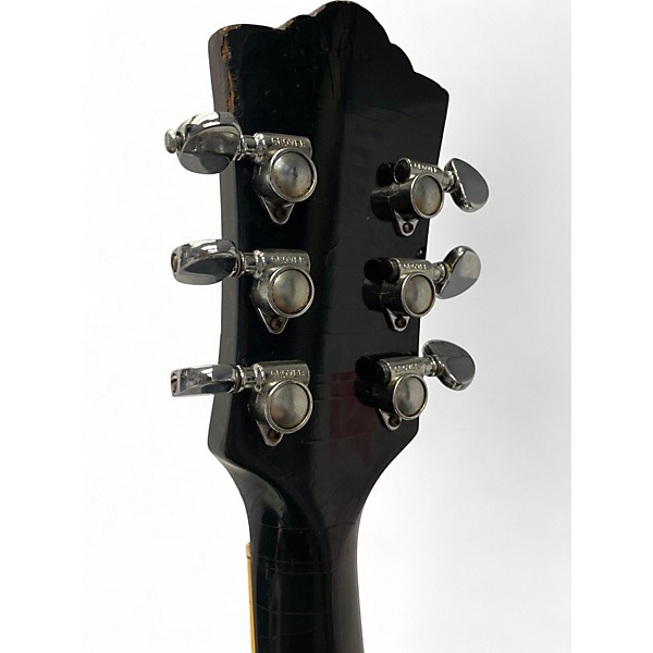 Vintage 1970s Guild SF IV Black Hollow Body Electric Guitar