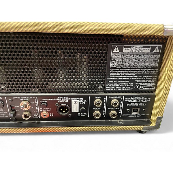 Used Peavey classic 20MH Tube Guitar Amp Head
