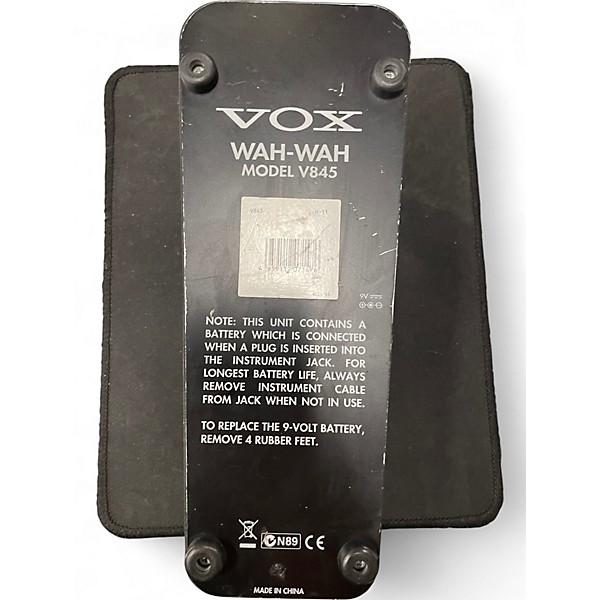 Used VOX V845 Classic Wah Effect Pedal