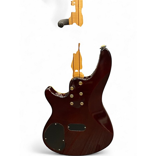 Used Schecter Guitar Research C4 4 String crimson Electric Bass Guitar