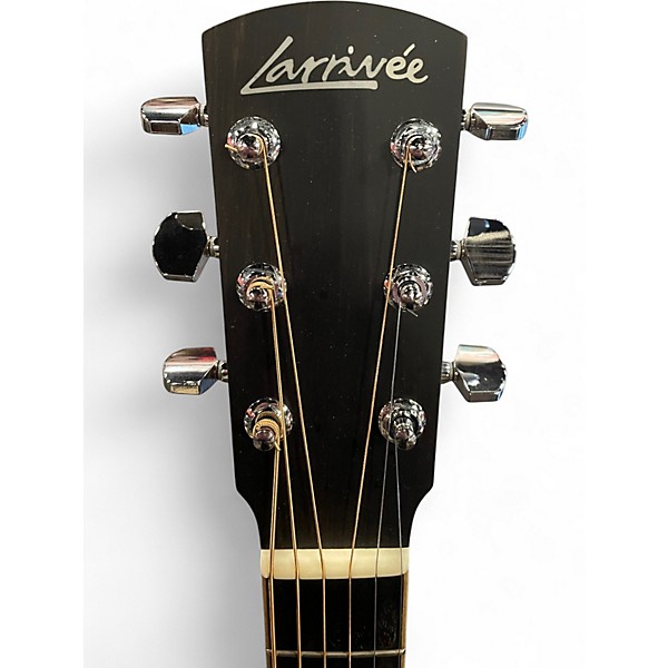 Used Larrivee LV03E Natural Acoustic Electric Guitar