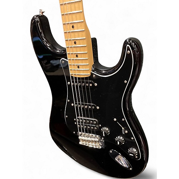 Used Fender American Special Stratocaster HSS Black Solid Body Electric Guitar