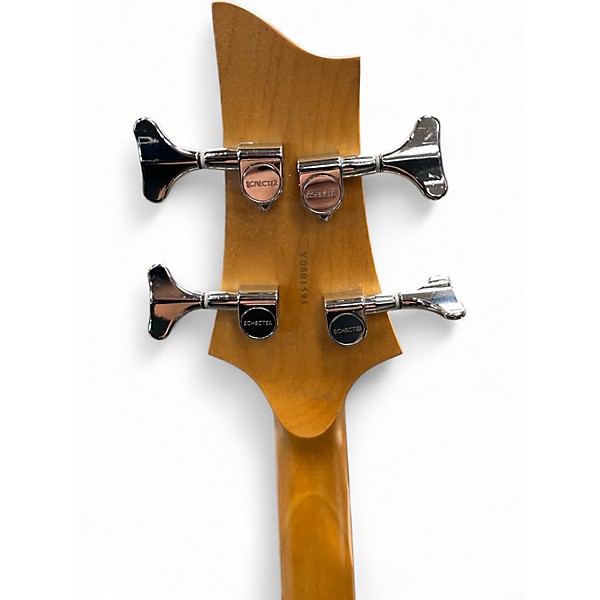 Used Schecter Guitar Research Omen 4 String Black Electric Bass Guitar