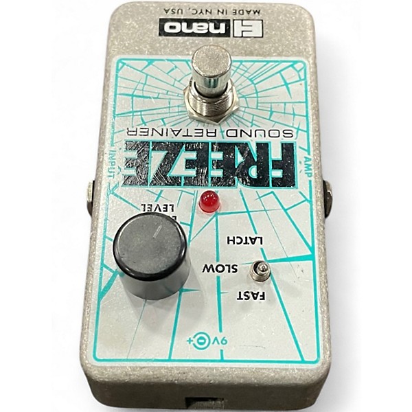 Used Electro-Harmonix Freeze Sound Retainer Compression Effect Pedal