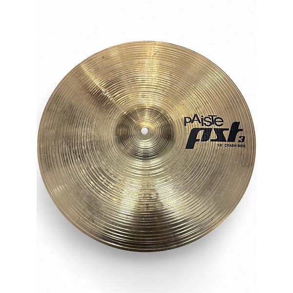Used Paiste 18in PST3 Crash Ride Cymbal