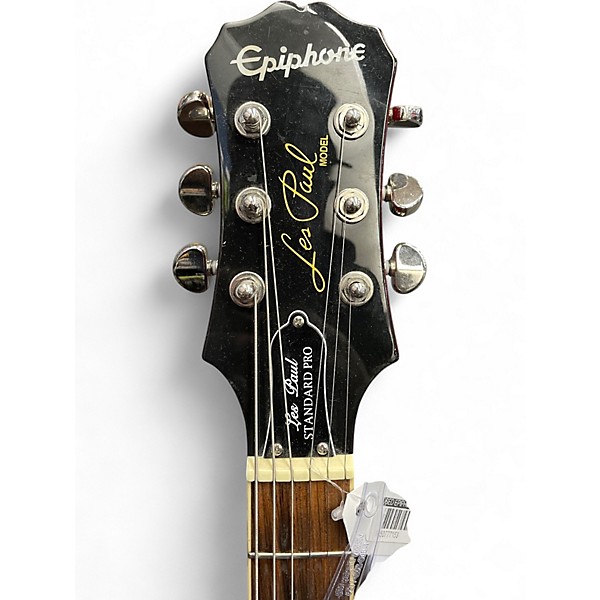 Used Epiphone Les Paul Standard Pro Cherry Sunburst Solid Body Electric Guitar