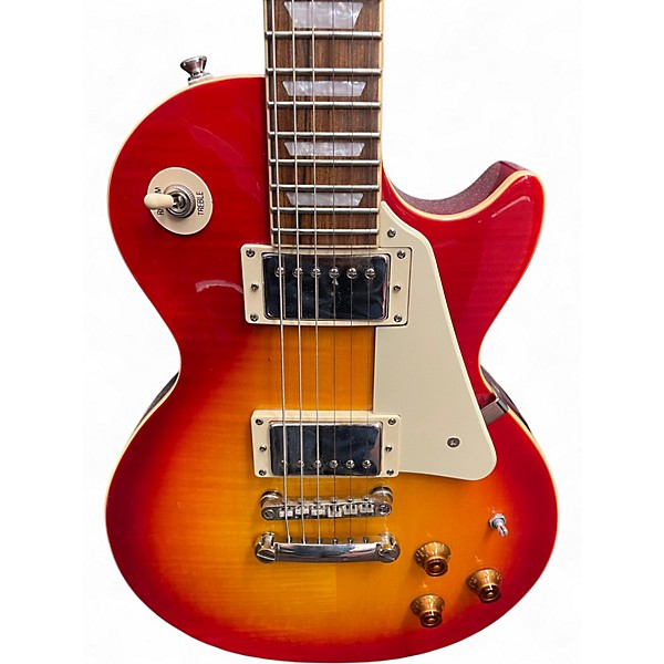 Used Epiphone Les Paul Standard Pro Cherry Sunburst Solid Body Electric Guitar