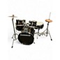 Used Ludwig 5 Piece ACCENT CS COMBO Black Drum Kit thumbnail