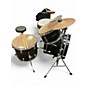 Used Ludwig 5 Piece ACCENT CS COMBO Black Drum Kit