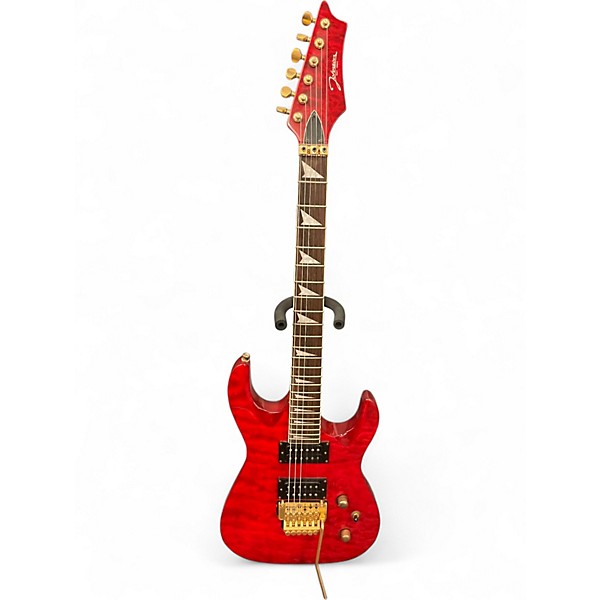 Used Johnson Catalyst JS-330 Red Quilt Solid Body Electric Guitar