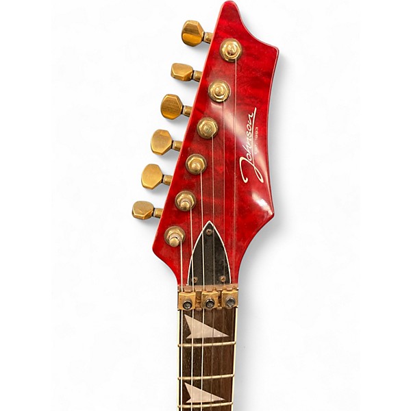 Used Johnson Catalyst JS-330 Red Quilt Solid Body Electric Guitar
