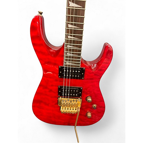 Used Johnson Catalyst JS-330 Red Quilt Solid Body Electric Guitar