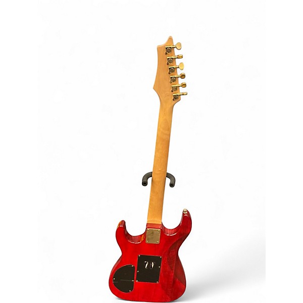 Used Johnson Catalyst JS-330 Red Quilt Solid Body Electric Guitar