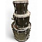 Used Pearl 3 Piece MASTERS CUSTOM Trans Black Drum Kit