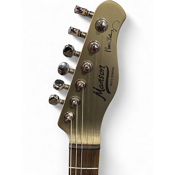 Used Cort Manson MB1 Starlight Silver Solid Body Electric Guitar