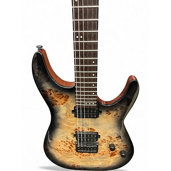 Used Schecter Guitar Research CR6 Charcoal Burst Solid Body Electric Guitar