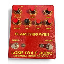 Used Lone Wolf Audio FLAMETHROWER Effect Pedal