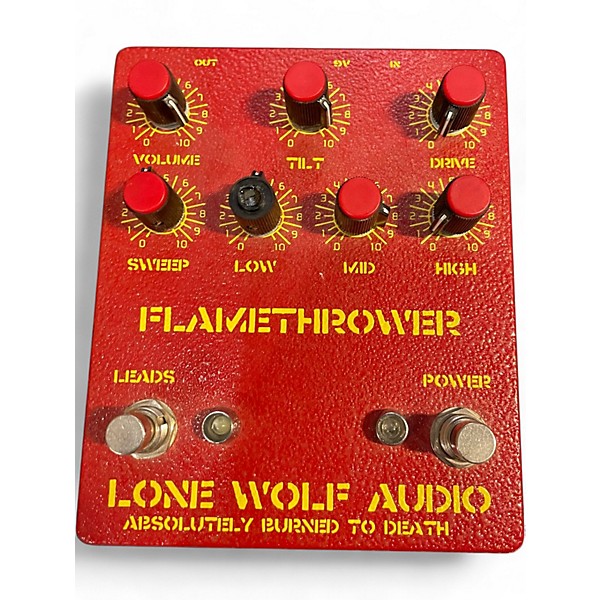 Used Lone Wolf Audio FLAMETHROWER Effect Pedal