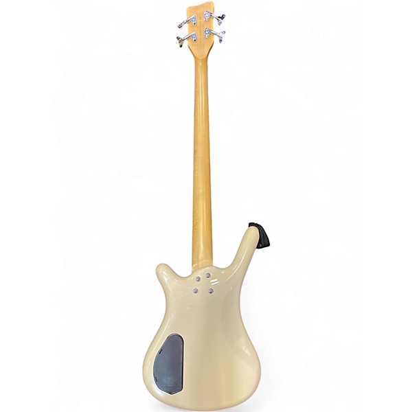 Used RockBass by Warwick CORVETTE White Electric Bass Guitar