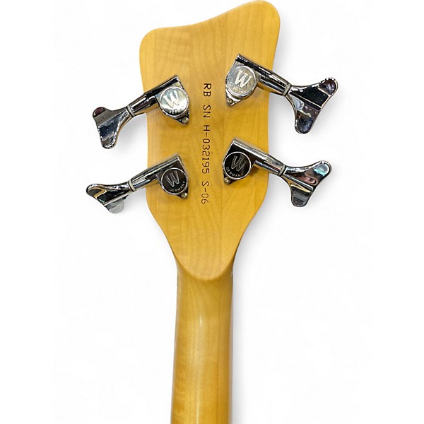 Used RockBass by Warwick CORVETTE White Electric Bass Guitar