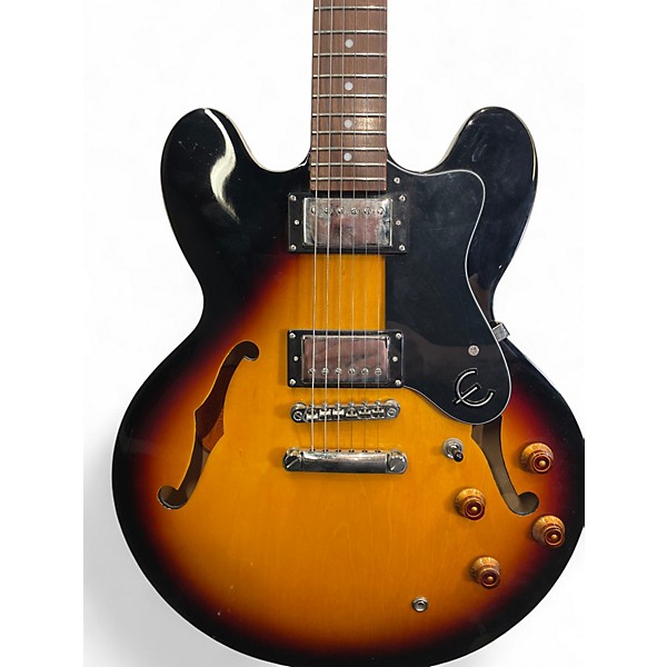 Used Epiphone Dot Sunburst Hollow Body Electric Guitar