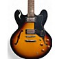 Used Epiphone Dot Sunburst Hollow Body Electric Guitar