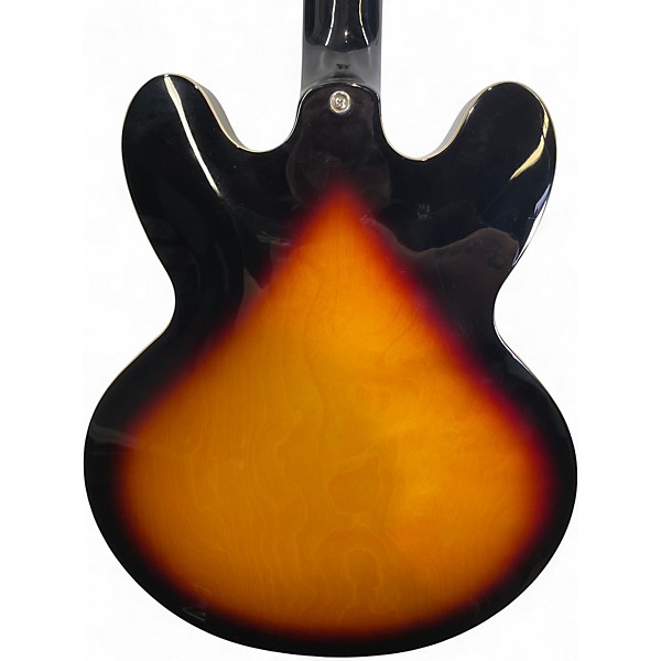 Used Epiphone Dot Sunburst Hollow Body Electric Guitar