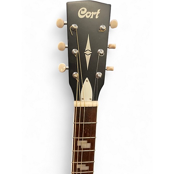 Used Cort CJ Retro 2 Tone Sunburst Acoustic Guitar