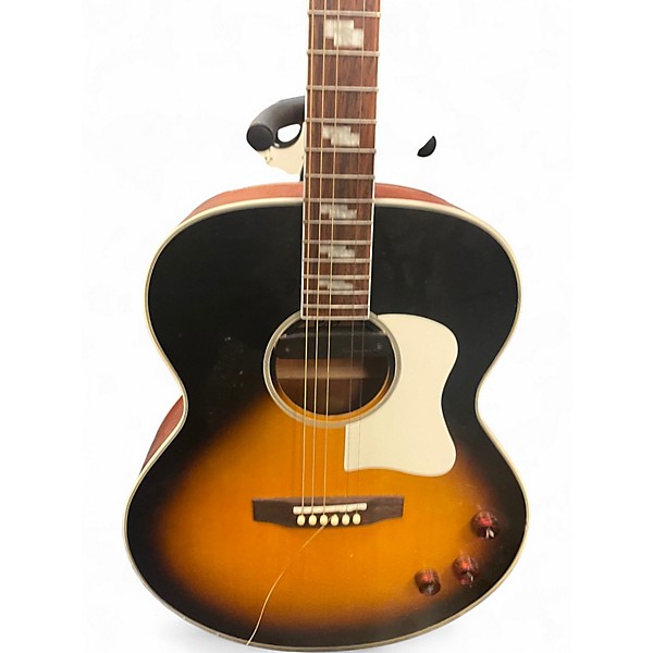 Used Cort CJ Retro 2 Tone Sunburst Acoustic Guitar