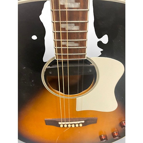 Used Cort CJ Retro 2 Tone Sunburst Acoustic Guitar