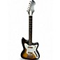 Vintage 1965 Harmony H15 Bobkat 2 Color Sunburst Solid Body Electric Guitar thumbnail