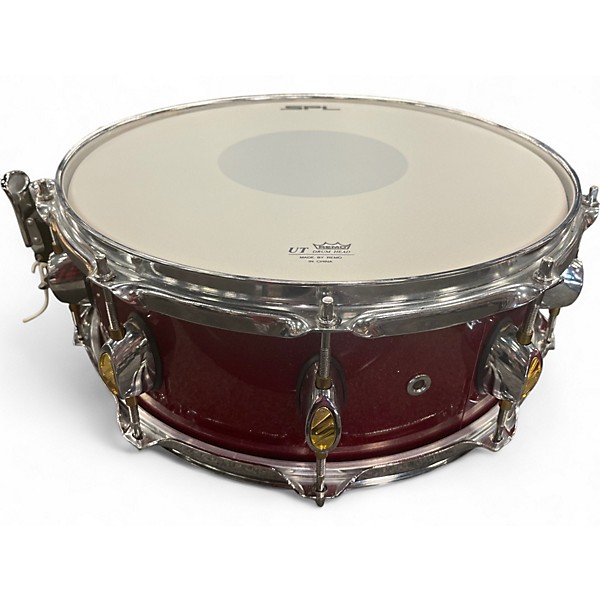Used SPL 5 Piece Velocity Red Sparkle Drum Kit