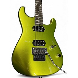 Used Charvel San Dimas HH FR Lime Solid Body Electric Guitar