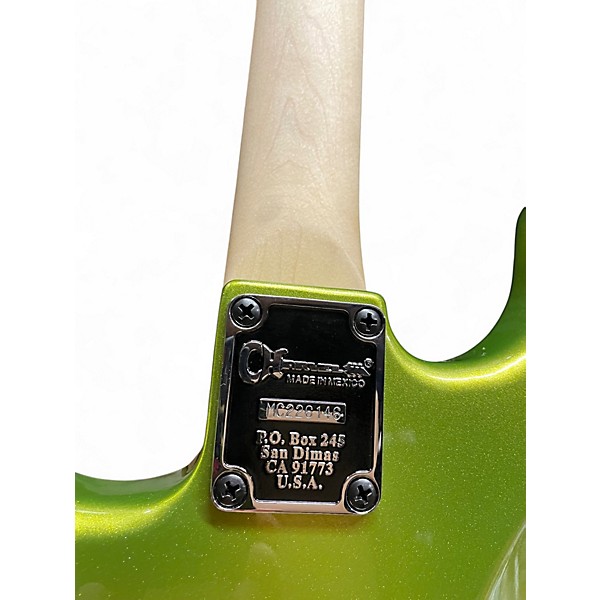 Used Charvel San Dimas HH FR Lime Solid Body Electric Guitar