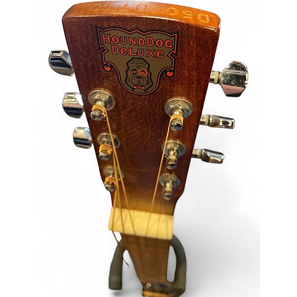 Used Gibson Dobro Hound Dog Deluxe Square Neck Brown Resonator Guitar