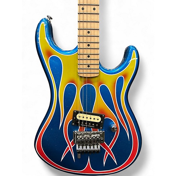 Used Kramer BARETTA HOT ROD BLUE Solid Body Electric Guitar