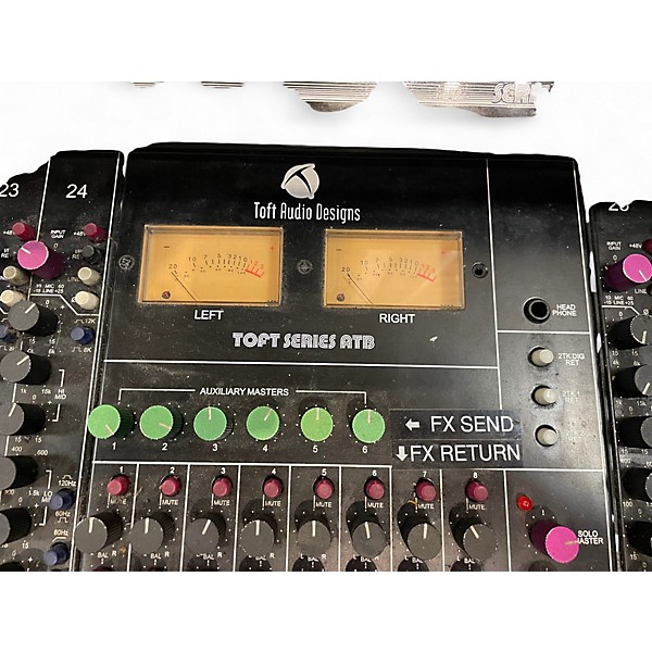 Used Toft Audio Designs ATB32 W/ METER BRIDGE & MASTER UPGRADE Mixing Console