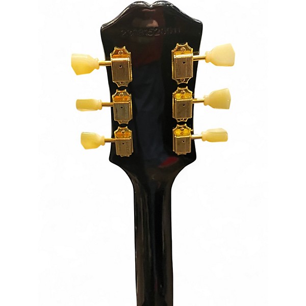 Used Epiphone Matt Heafy Les Paul Custom Black and Gold Solid Body Electric Guitar