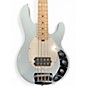 Used Sterling by Music Man Short Scale Stingray Daphne Blue Electric Bass Guitar thumbnail