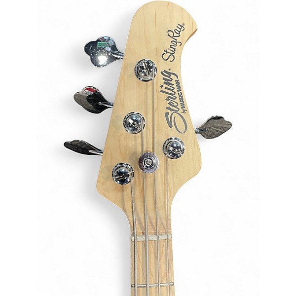 Used Sterling by Music Man Short Scale Stingray Daphne Blue Electric Bass Guitar