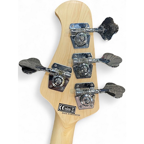 Used Sterling by Music Man Short Scale Stingray Daphne Blue Electric Bass Guitar